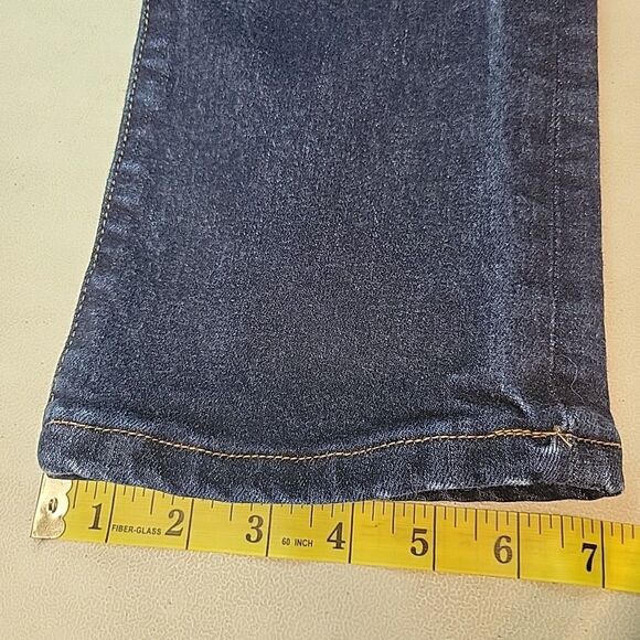 Lands' End Mens Jeans Square Rigger Size 32x29 Straight Leg Dark Blue Denim - Picture 12 of 12